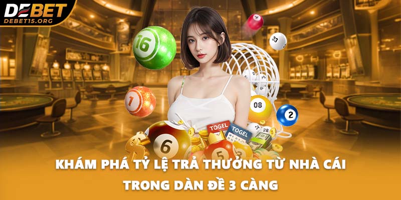 Khám phá tỷ lệ trả thưởng từ nhà cái trong dàn đề 3 càng